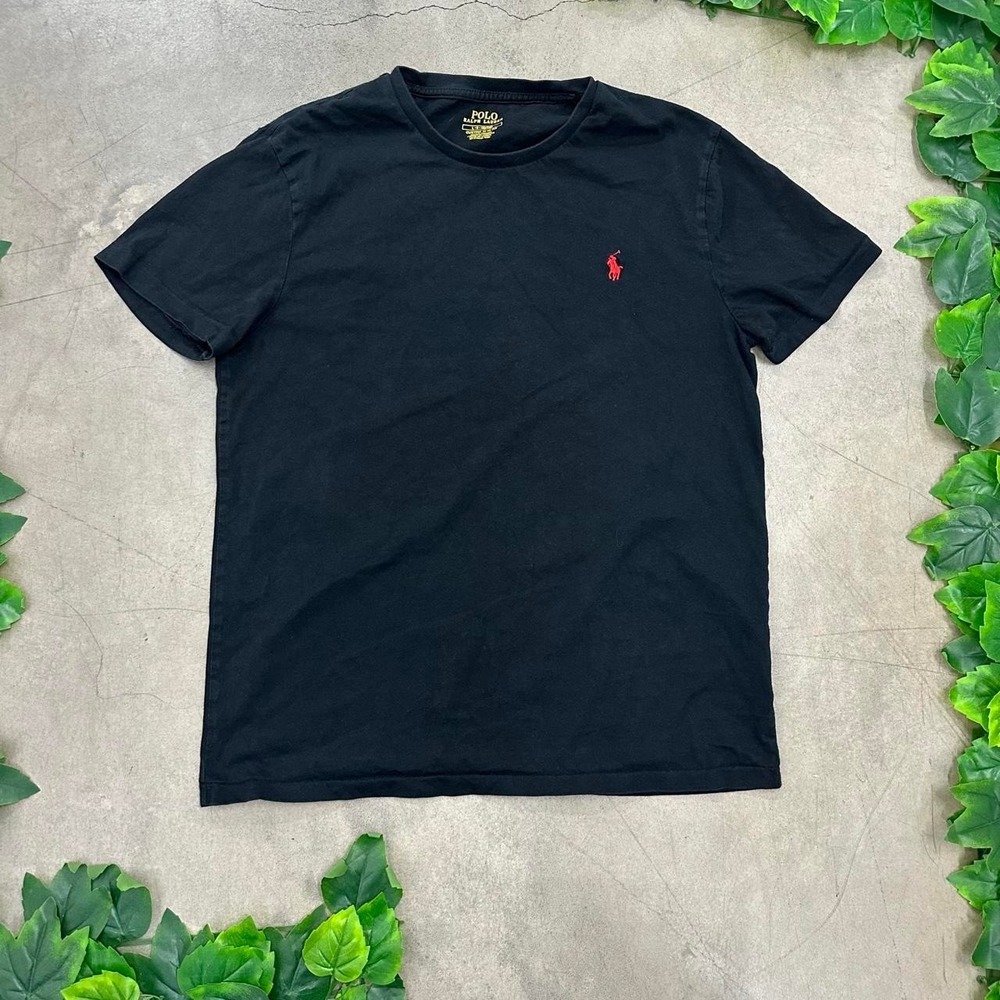 Polo Ralph Lauren Black Custom Slim Fit T-Shirt